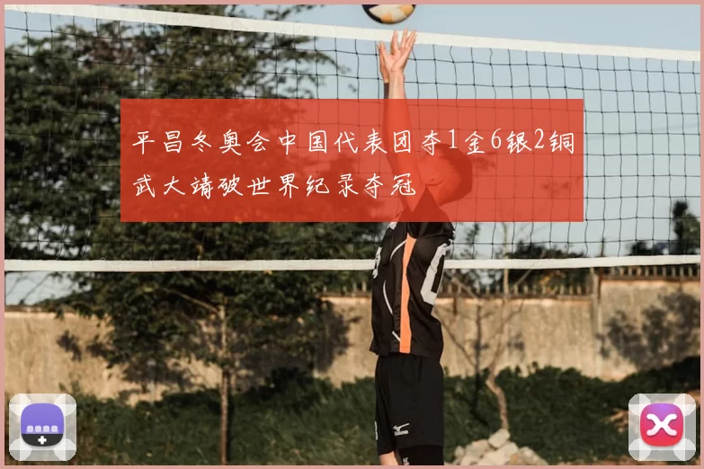 平昌冬奥会中国代表团夺1金6银2铜武大靖破世界纪录夺冠
